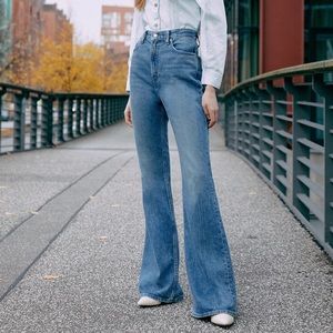 Levi’s 70s High Flare Rigid Cotton Jeans Size 25